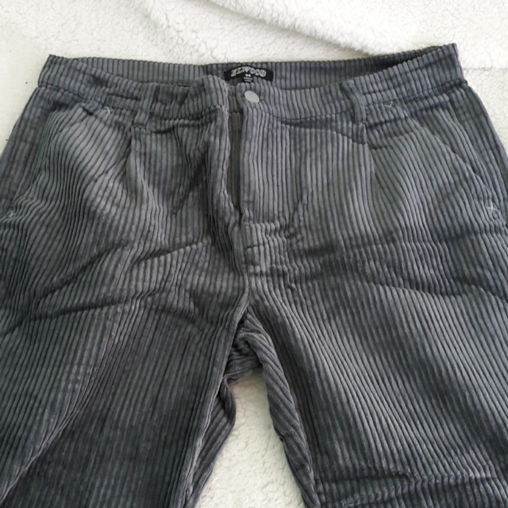 Grey corduroy pants
